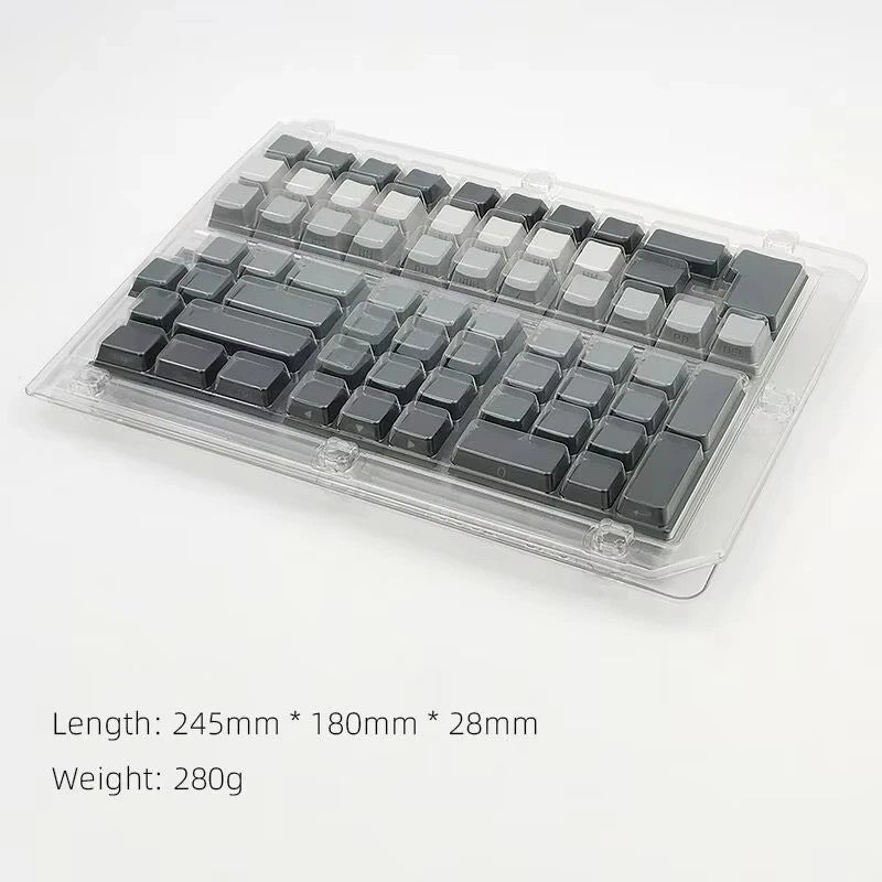 Bluejw 133-Key PBT Polar Day Gradient Side Engraved Keycaps Set - Top-Selling Gaming Mechanical Keyboard Keycaps for US Layout - Image 3